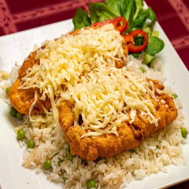 Sajtos-párizsi csirkemell