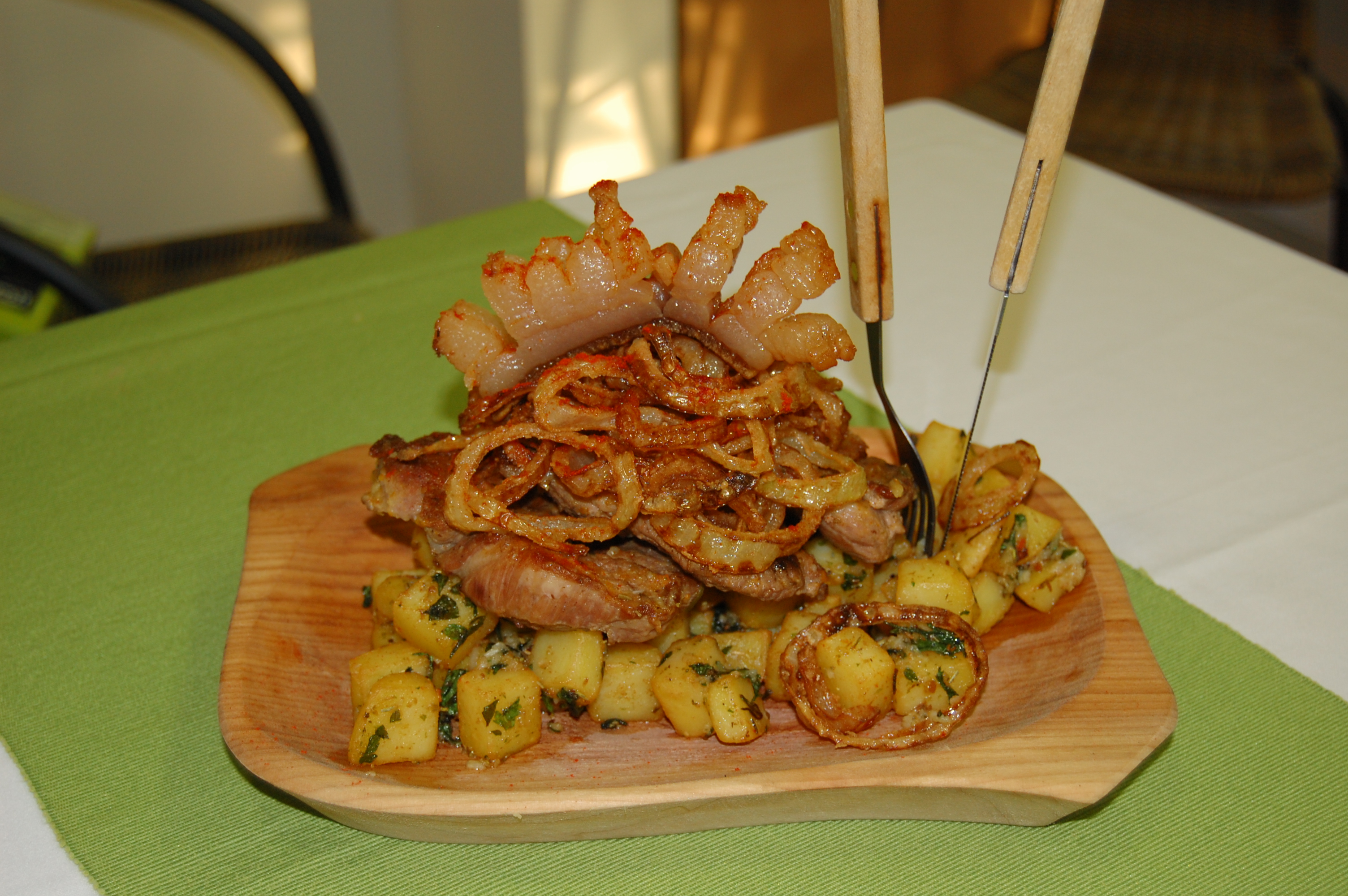 Cigánypecsenye sült buronya