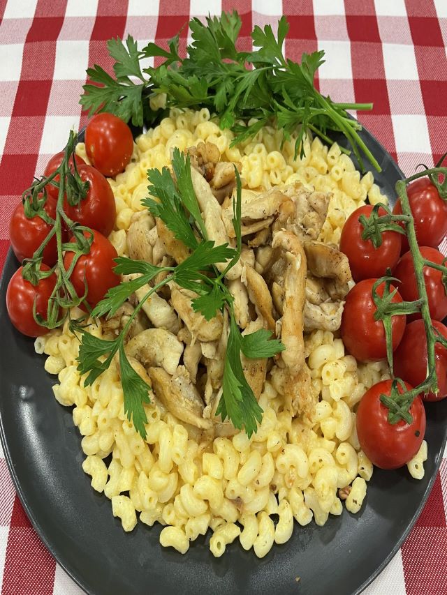 Mac&cheese csirkével